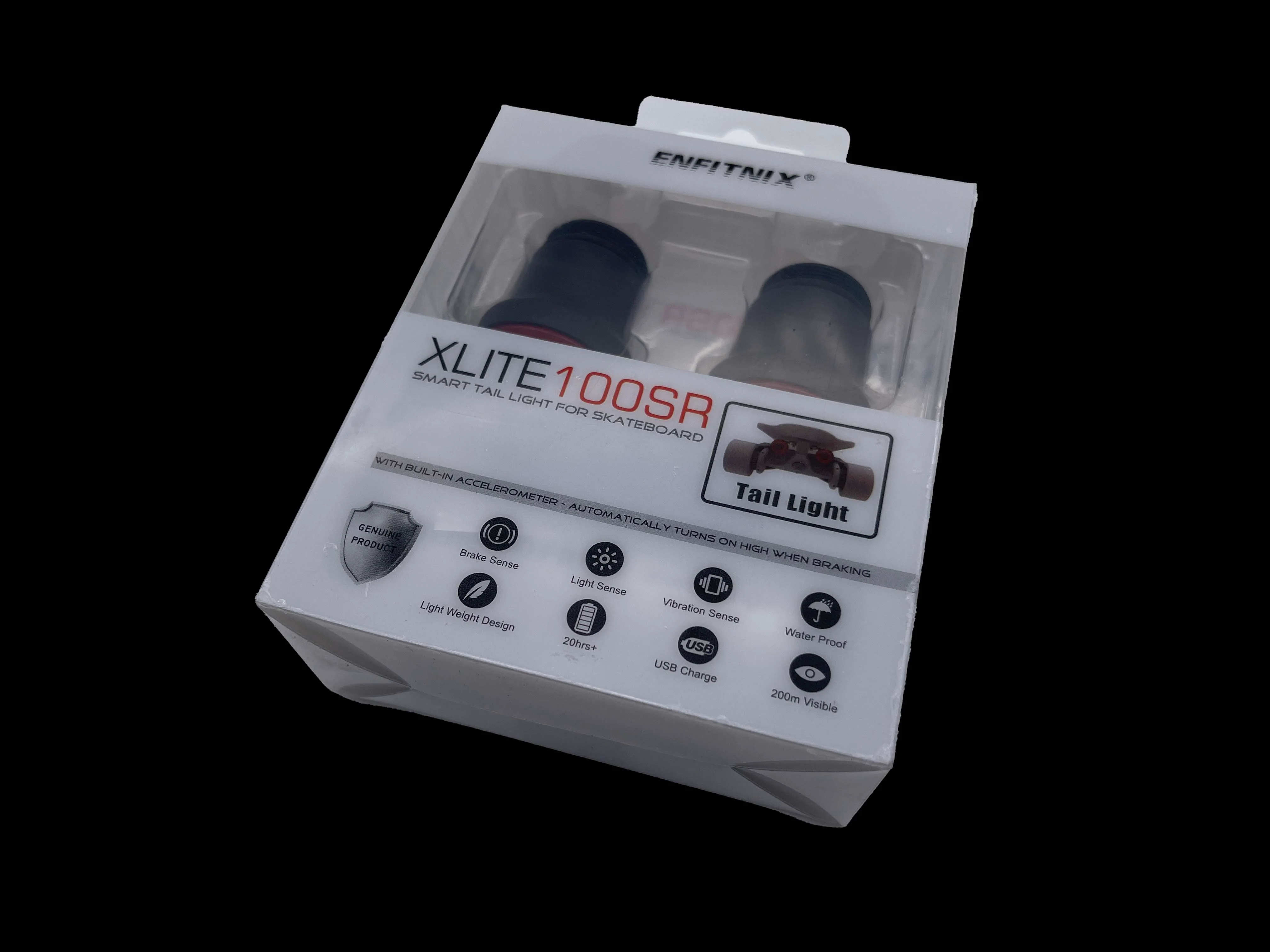 Xlite100 Smart Tail Light for Backfire Electric Longboard - Image 3