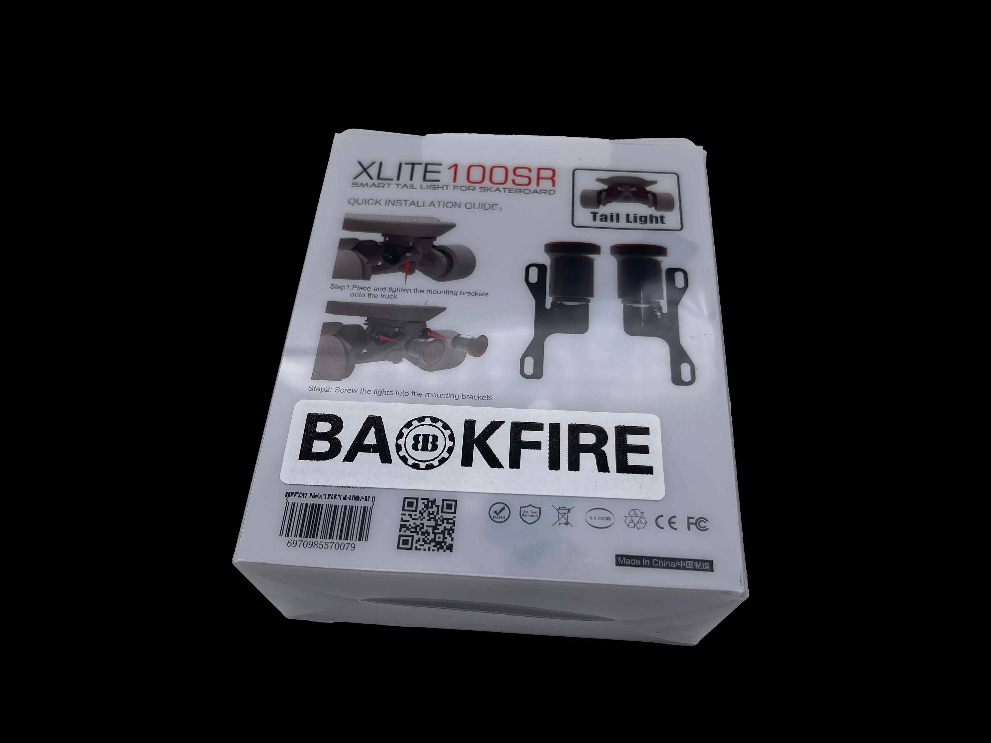 Xlite100 Smart Tail Light for Backfire Electric Longboard - Image 4